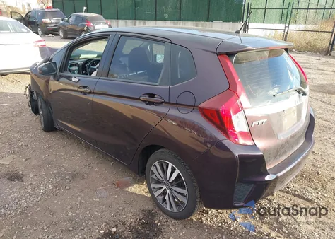 2017 Honda Fit Ex-L from USA, damaged, VIN JHMGK5H86HS013074
